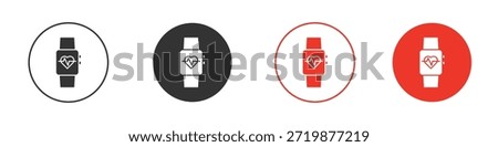 Smart watch icon. web vector design