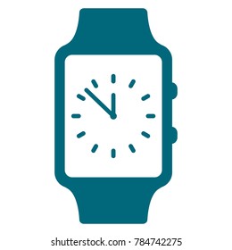 smart watch icon, wristwatch icon, flat design best vector watch illustration 