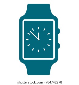 smart watch icon, wristwatch icon, flat design best vector watch illustration 