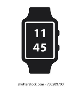 smart watch icon, wristwatch icon, flat design best watch illustration 