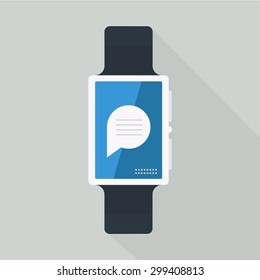 Smart watch with icons