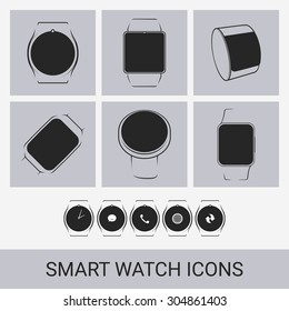 Smart watch icons