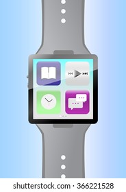 Smart watch and icons