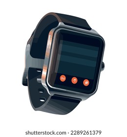 smart watch innovation technology icon isolated