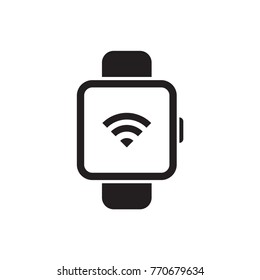 
Smart Watch Isolate White Background. Vector.