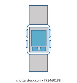 smart watch isolated icon