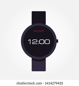 smart watch isolated on white background illustration vector