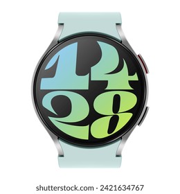 Smart watch isolated on white. Realistic vector illustration. svg