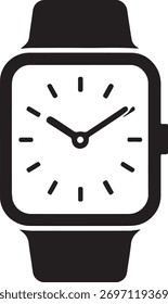 Smartwatch einzeln auf weißem Hintergrund
