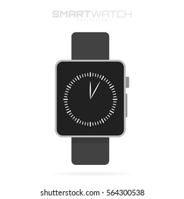 Smart watch Isolated on white background for your projects and infographics. Innovation future technologies.