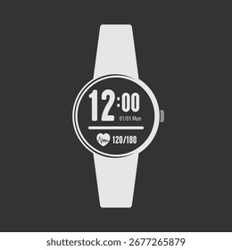 Smart Watch isolated. Vector illustration	