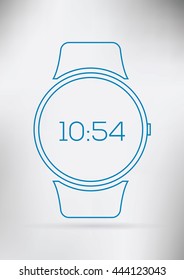 Smart Watch Line Icon