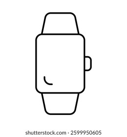 Smart Watch Line Icon. Device, Technology, Smart Device, AI Line Editable Stroke Icons