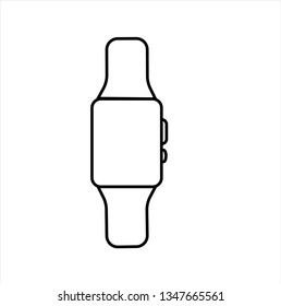 smart watch line icon,vector best line icon.