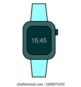 Smart Watch - Line Vector Icon