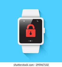 Smart Watch Locked Icon