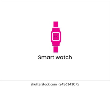 Smart watch logo and icon.