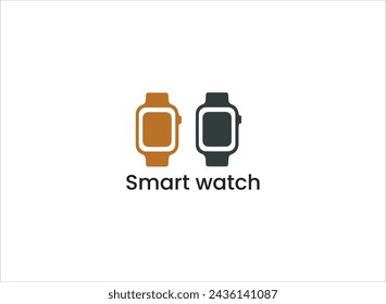 Smart watch logo and icon.