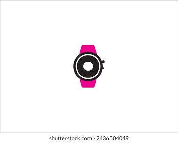 Smart watch logo and icon illustration.