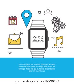 Smart watch and media app design