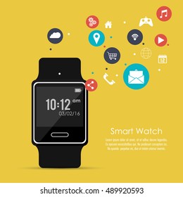 Smart watch and media app design
