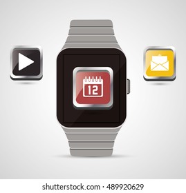 Smart watch and media app design