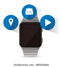 Smart watch and media app design