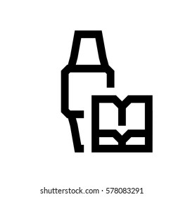 Smart watch mini line, icon, background and graphic. The icon is black and white, linear  flat, vector, pixel perfect, minimal, suitable for web and print. 