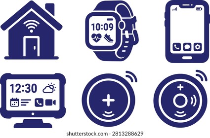 Smart watch mobile device and home control systems for daily digital assistance and integrated household networking.
