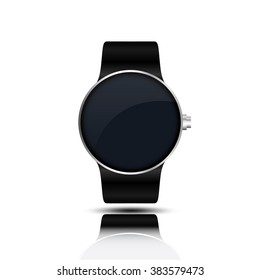 Smart watch mock-up vector illustration