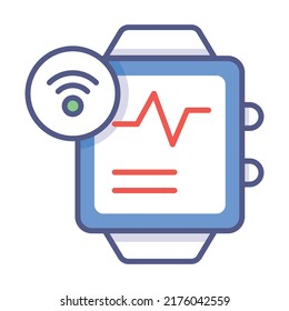 reloj inteligente Diseño de conceptos modernos, ilustración vectorial