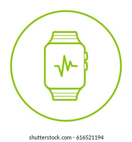 smart watch multifunctionalline vector icon