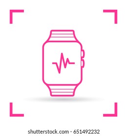 smart watch multifunctionalline vector icon