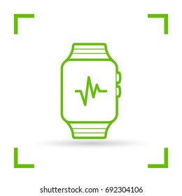 smart watch multifunctionalline vector icon