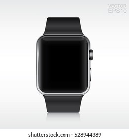 Smart watch on white background. vector illustration.