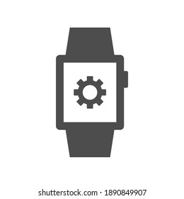 icono de configuración de la opción de reloj inteligente