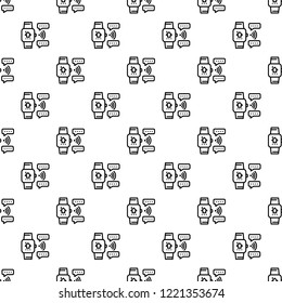 Smart watch pattern seamless repeat background for any web design