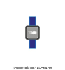 smart watch shaped vector icon