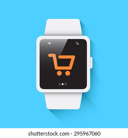 Smart Watch Shopping Icon