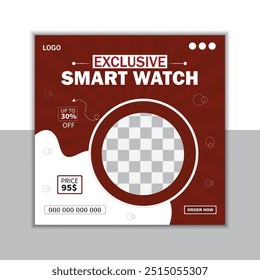 Smart watch social media post design