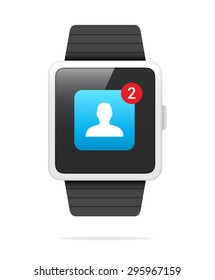 Smart Watch Social Notification Icon