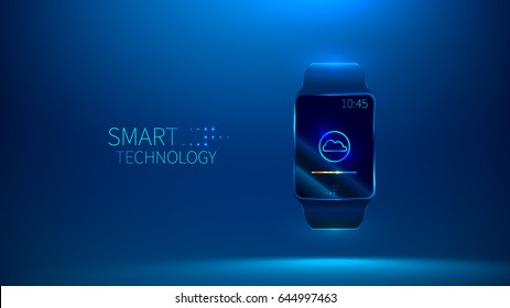 smart watch. Smart technology. vector illustration