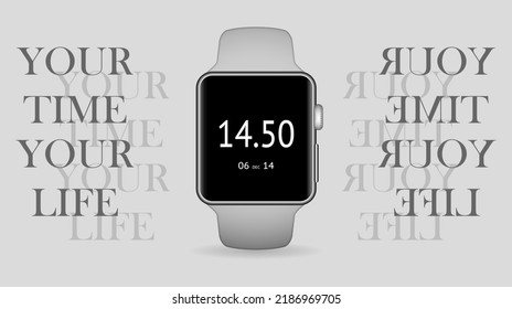 Smart Watch Vector 3d Poster