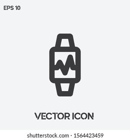 Smart watch vector icon illustration. Ui/Ux. Premium quality.