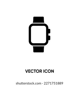 Smart watch vector icon. Modern, simple flat vector illustration for website or mobile app.Watch symbol, logo illustration. Pixel perfect vector graphics	