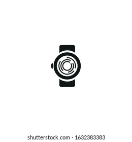 smart watch vector icon on white background
