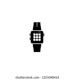 smart watch vector icon. smart watch sign on white background. smart watch icon for web and app