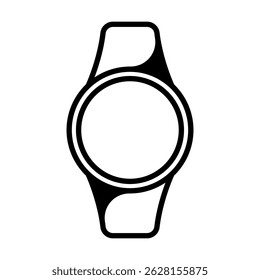 Smart watch vector icon. Smartwatch symbol collection. Clock icons. Wristband or Wristwatch.  Smart watch icon in flat style. Smartwatch design symbol for apps and websites.