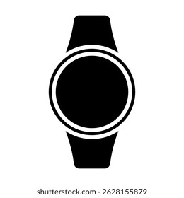 Smart watch vector icon. Smartwatch symbol collection. Clock icons. Wristband or Wristwatch.  Smart watch icon in flat style. Smartwatch design symbol for apps and websites.