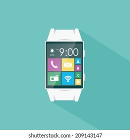 Smart watch - vector illustration